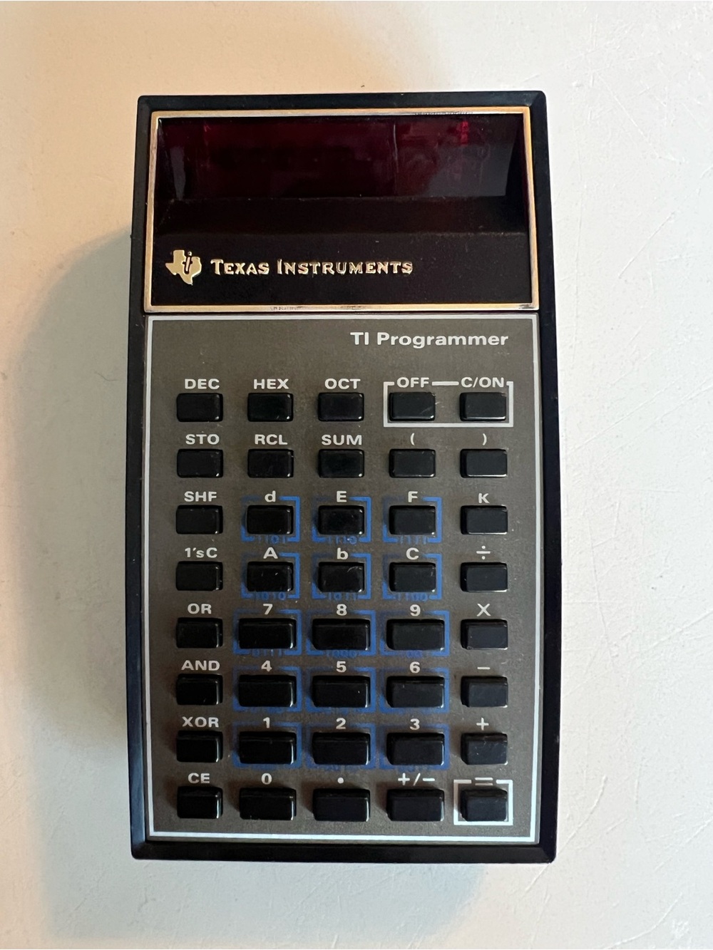 Texas Instruments TI Programmer Calculator with Case